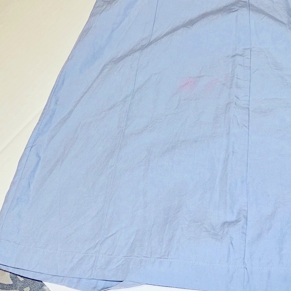& Other Stories Mini Button Up Cotton Dress Women Size 2 Short Dress Light Blue - Picture 9 of 16